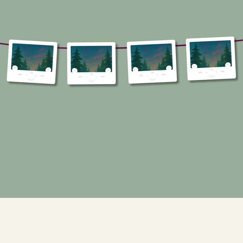 Instant Friends Bear Landscape Frame 4-pack, view 3