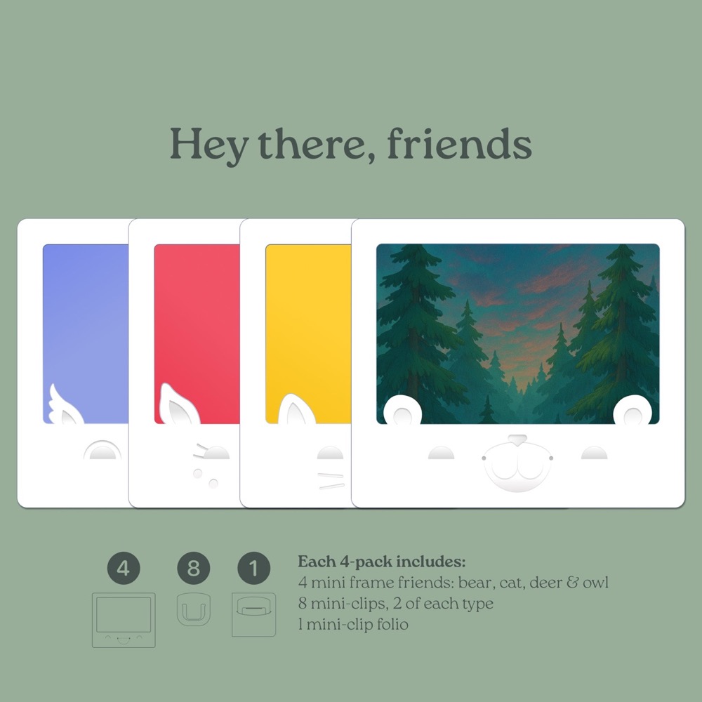 Instant Friends Mixed Landscape Frame 4-pack
