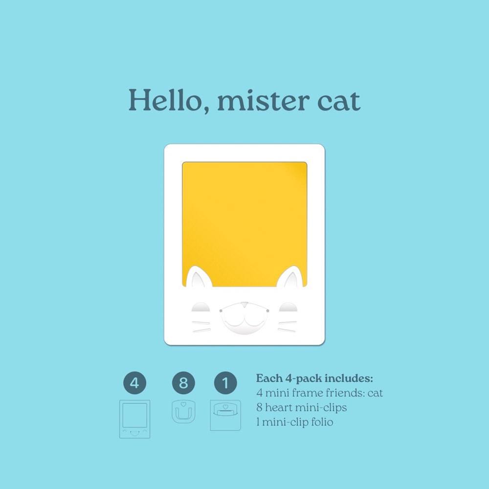 Mini Friends Cat Frame 4-pack