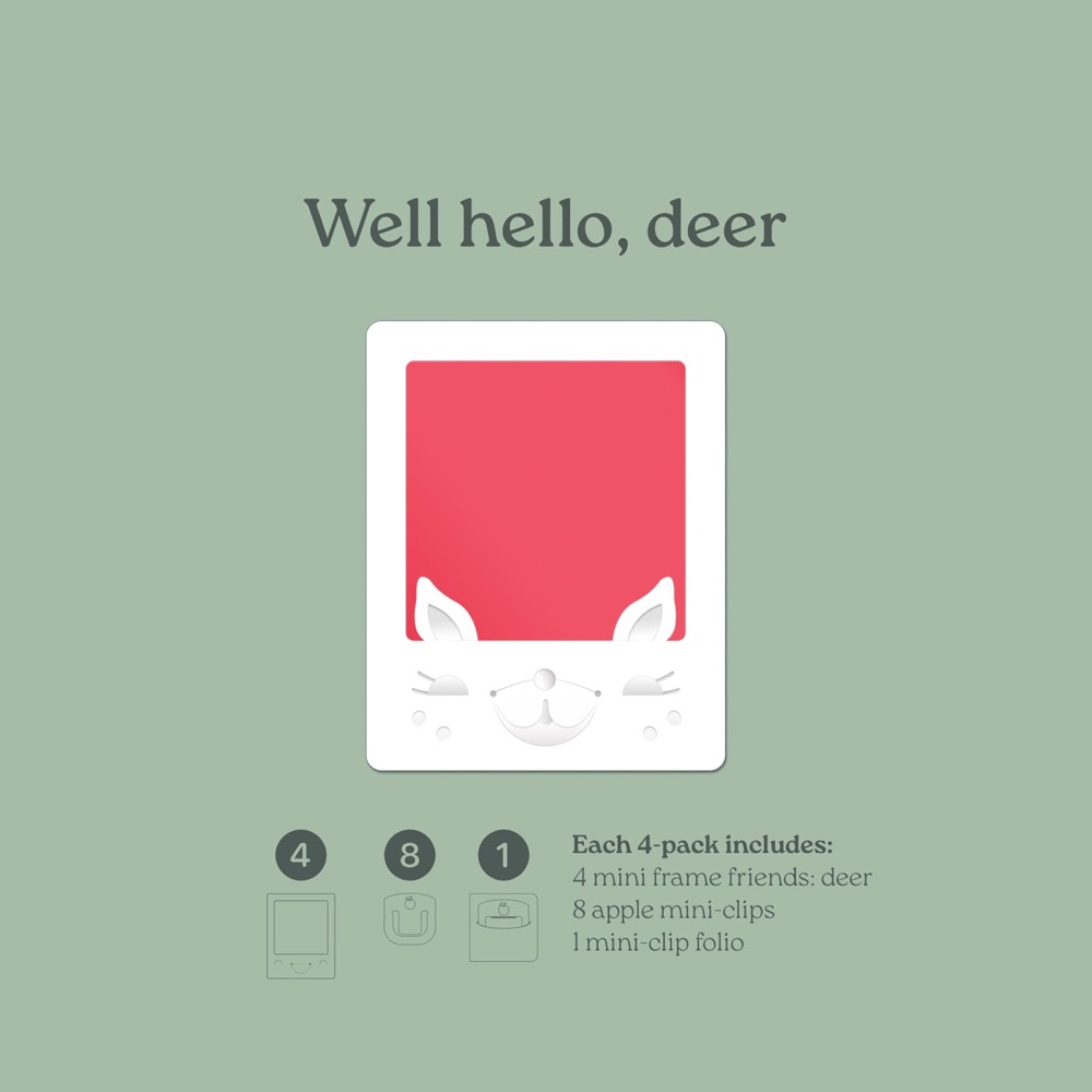 Mini Friends Deer Frame 4-pack, view 4